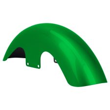 Radioactive Green 19" Mid-Length Front Fender for Harley® Touring '96-'24