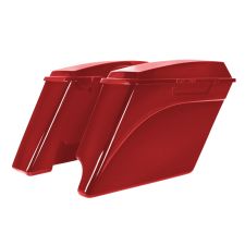 Red Hot Sunglo 2-Into-1 Extended 4" Stretched Saddlebags for Harley® Touring '94-'13