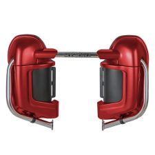 Red Hot Sunglo Lower Vented Fairings for Harley® Road Glide