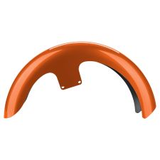 Scorched Orange 21 inch Wrapped Front Fender for Harley® Touring motorcycles from HOGWORKZ® side