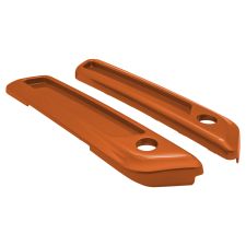 Scorched Orange Saddlebag Latch Covers for Harley® Touring from HOGWORKZ