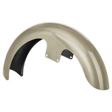 Silver Fortune 21 inch Wrapped Front Fender for Harley® Touring motorcycles from HOGWORKZ® front