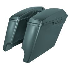 Spruce dual cut stretched saddlebags