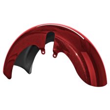 Stiletto Red 18 Wide Fat Tire Front Fender for Harley® Touring motorcycles from HOGWORKZ® front