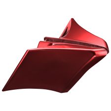 Stiletto Red CVO Style Stretched Side Covers for Harley® Touring from HOGWORKZ® left