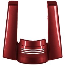 Stiletto Red Dual Block Stretched Tri-Bar Fender Extension frontStiletto Red Dual Block Stretched Tri-Bar Fender Extension angleStiletto Red Dual Block Stretched Tri-Bar Fender Extension sideStiletto Red Dual Block Stretched Tri-Bar Fender Extension angle