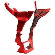 Stiletto Red Fairing Spoiler Kit for Harley® Road Glide from HOGWORKZ angle