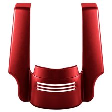 Stiletto Red Harley® Touring Stretched Tri-Bar Fender Extension front