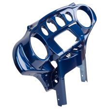 Superior Blue Sumatra Brown Front Inner Speedometer Cowl Fairing for Harley Touring from HOGWORKZ angle