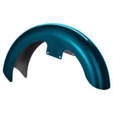 Tahitian Teal 19 inch Wrapped Front Fender for Harley® Touring motorcycles from HOGWORKZ® front