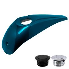 Tahitian Teal Low Profile Tank Topper™️ Dash Console for Harley-Davidson® Touring from HOGWORKZ