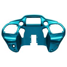 Tahitian Teal Harley Road Glide Front Inner Fairing from HOGWORKZ front view