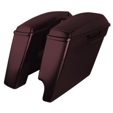 Twisted Cherry 2-Into-1 Extended 4" Stretched Saddlebags Harley® Touring left angle