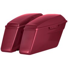 Wicked Red Denim Standard Saddlebags for Harley® Touring '14-'24