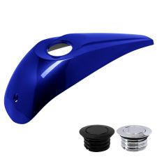 Zephyr Blue Low Profile Tank Topper™️ Dash Console for Harley-Davidson® Touring from HOGWORKZ