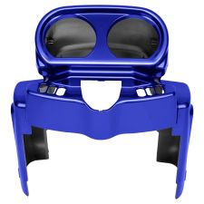 Zephyr Blue Cluster Covers for Harley® Road Glide from HOGWORKZ®