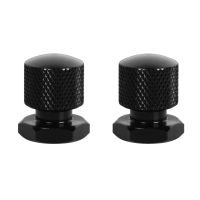 HOGWORKZ® Black Seat Mounting Knobs for Harley-Davidson pair