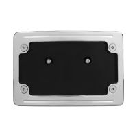 Chrome LED License Plate Frame Mount for Harley® Touring from HOGWORKZ