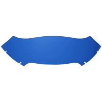HOGWORKZ® Blue Flowz™ 7" Windshield for Harley® Road Glide