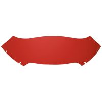 HOGWORKZ® Red Flowz™ 7" Windshield for Harley® Road Glide 