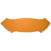 HOGWORKZ® Orange Flowz™ 7" Windshield for Harley® Road Glide
