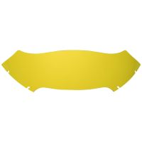 HOGWORKZ® Yellow Flowz™ 7" Windshield for Harley® Road Glide