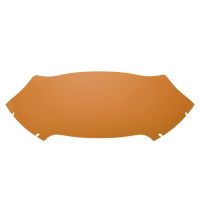 HOGWORKZ® Orange Flowz™ 9" Windshield for Harley® Road Glide front
