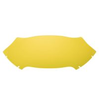 HOGWORKZ® Yellow Flowz™ 9" Windshield for Harley® Road Glide front