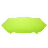 HOGWORKZ® Green Flowz™ 9" Windshield for Harley® Road Glide front