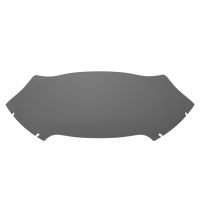 HOGWORKZ® Smoke Flowz™ 9" Windshield for Harley® Road Glide front