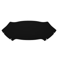 HOGWORKZ® Dark Smoke Flowz™ 9" Windshield for Harley® Road Glide front