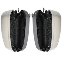 Black Stitching HOGWORKZ® Saddlebag Liners for Harley® Low Rider ST