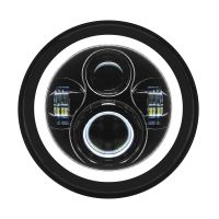 7" LED Black HALOMAKER® Headlight Harley Daymaker replacement
