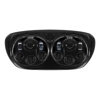 Harley® Road Glide '98-'13 Dual LED Blackout Headlight from HOGWORKZ®