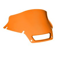 HOGWORKZ® Orange Flowz™ 6 Windshield for 22+ Harley® Low Rider ST right angle