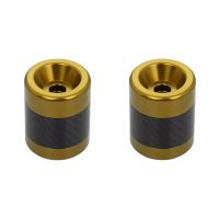 Gold Anodized Carbon Fiber T-6061 Sliders for HOGWORKZ&reg; Performance Engine Guards