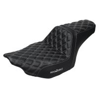 Rise Up Seat for Harley® Touring Diamond / Silver Stitch from HOGWORKZ