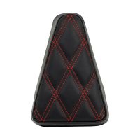 Havoc Sissy Bar Backrest Pad (Diamond / Red Stitch) from HOGWORKZ