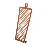 Orange HOGWORKZ® Oil Cooler Grill Guard for Harley® Softail M8