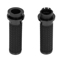 HOGWORKZ&reg; Black MX Style Hand Grips for Harley&reg; Cable Throttle Models