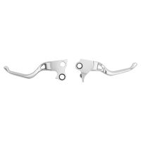 HOGWORKZ&reg; Silver Performance Brake & Clutch Levers for Harley&reg; Dyna / Softail / Touring