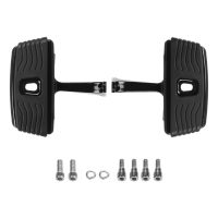 HOGWORKZ&reg; Riot Passenger Floorboards for Harley&reg; Touring & Softail