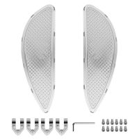 HOGWORKZ® Chrome Heaterz Driver Floorboards for Harley® Touring & Softail kit