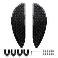 HOGWORKZ® Black Heaterz Driver Floorboards for Harley® Touring & Softail kit