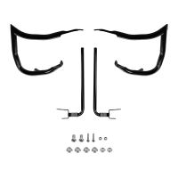 HOGWORKZ&reg; Black Havoc Saddlebag Guards for Harley&reg; Touring kit