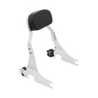 HOGWORKZ&reg; Chrome Lo-Pro Mini Sissy Bar Backrest for Harley&reg; Sportster