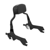 HOGWORKZ&reg; Black Lo-Pro Mini Sissy Bar Backrest for Harley&reg; Fat Bob