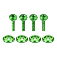 Green Windshield Bolts for Harley® Road Glide from HOGWORKZ