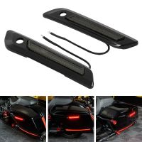 hogworkz led latch covers in black for harley touring