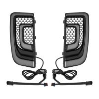 HOGWORKZ&reg; Black Lumipro Lower Vented Fairing LEDs for Harley&reg; Softail